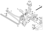 32416758958 - Steering: Suction Hose for BMW Image