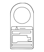 7457248010 - Body: Info Label for Toyota Image image
