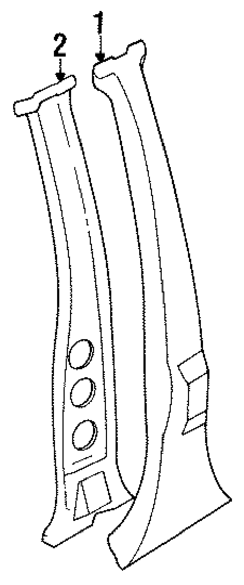 Center Pillar for 1985 Mazda GLC #0