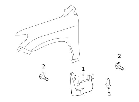 Exterior Trim - Fender for 2010 Lexus LX570 #0