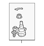 6510TBAA00 - : Lower Ball Joint for Honda: Civic Image