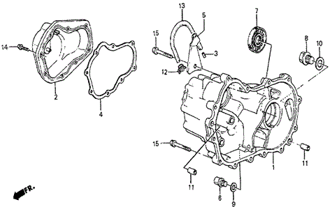 MT Transmission Housing for 1987 Honda Prelude #0