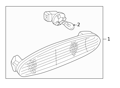 Side Marker Lamps for 2001 Jaguar XJ8 #1