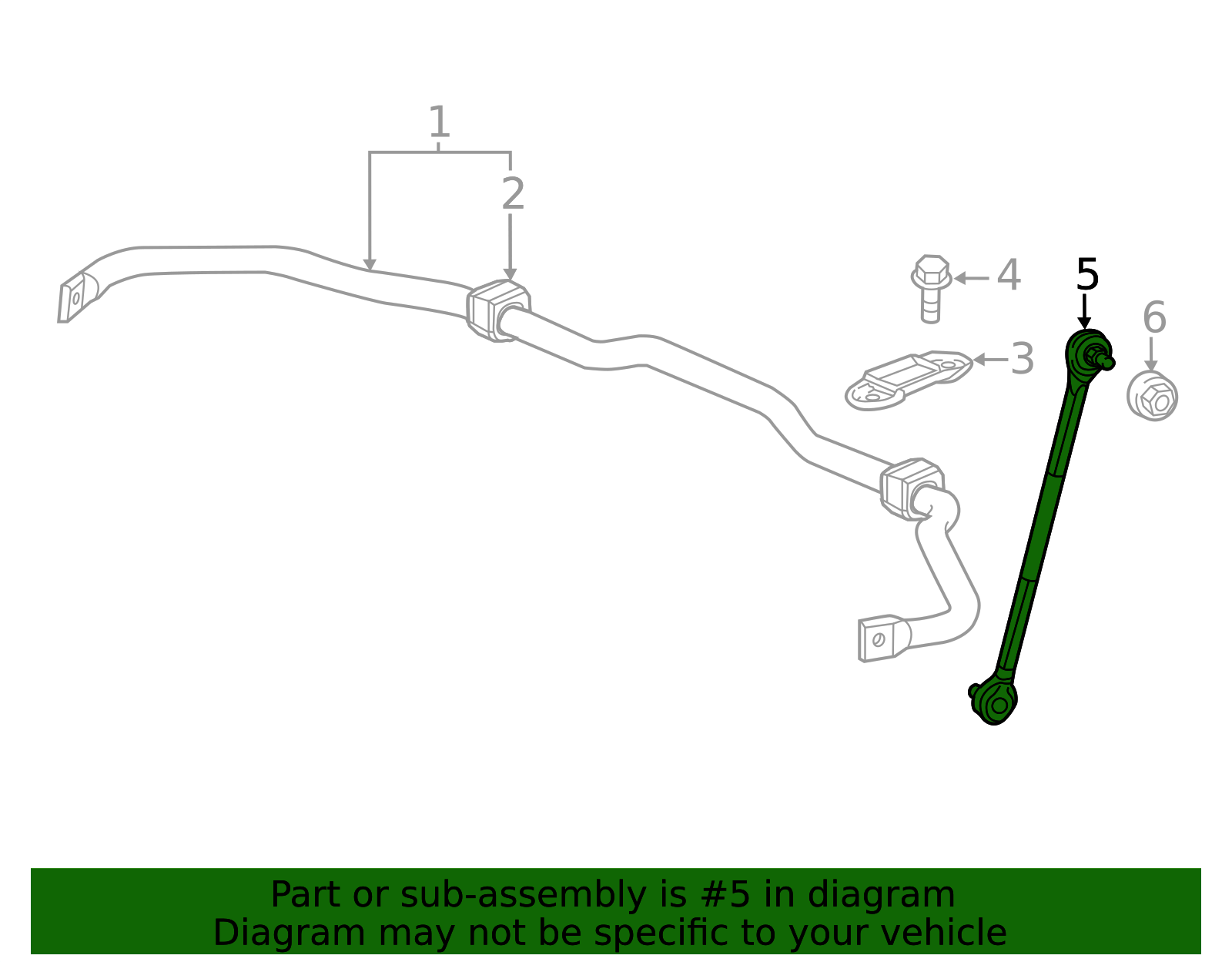 51320-TVA-A01 - 2018-2025 Honda - Link Front Stabilizer | Genuine