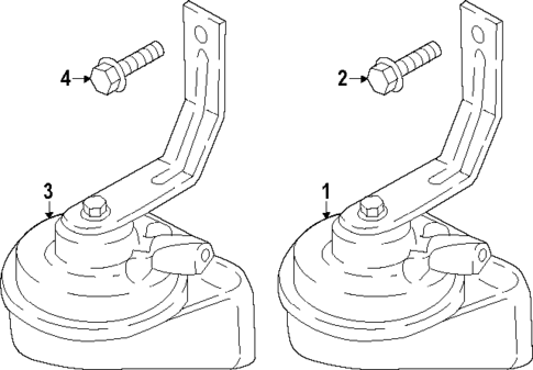 Horn for 2022 Hyundai Kona N #0
