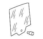 5N0845026A - : Movable Glass for Volkswagen: Tiguan, Tiguan Limited Image