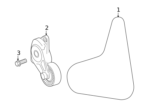 Belts & Pulleys for 2019 Toyota RAV4 #0