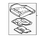 PR3Z63632A22B - Body: Seat Cushion Pad for Ford Image