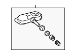 4260702050 - Electrical: TPMS Sensor for Toyota: 4Runner, Avalon, bZ4X, C-HR, Camry, Corolla, Corolla Cross, Crown, Mirai, Prius, Prius AWD-e, Prius Prime, RAV4, RAV4 Prime, Sequoia, Tacoma, Tundra, Venza Image