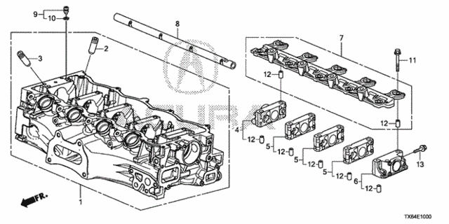 Cylinder Head (2.0L) for 2015 Acura ILX #0