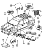 56044129AP - Electrical: Transfer Case Control Module for Mopar Image