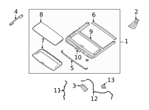 Sunroof for 2013 Nissan Armada #0