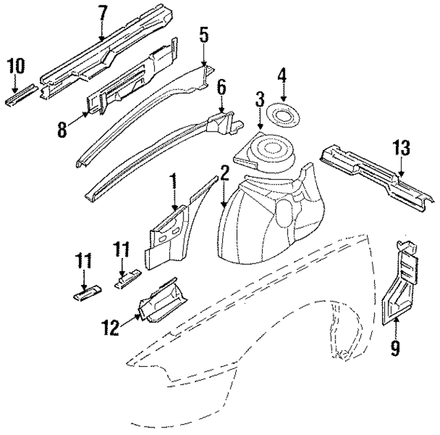4580665 - Body: Front Panel for Mopar Image