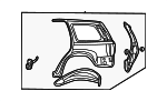 5083110AI - Body: Quarter Panel Assembly for Mopar Image