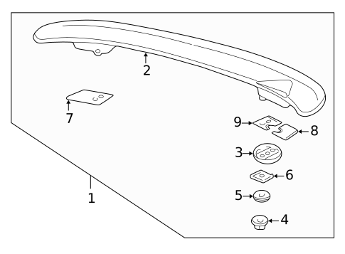 Spoiler for 1999 Saab 9-3 #0