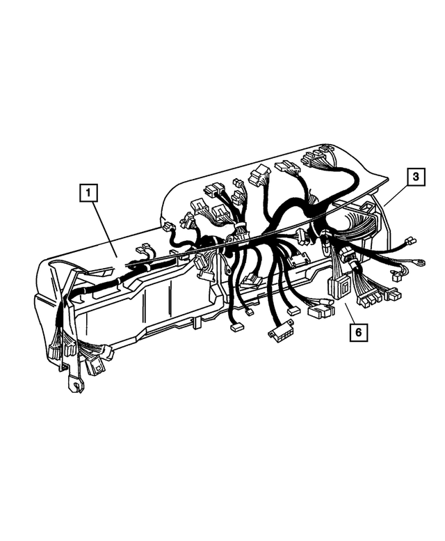 56051950AG - Electrical: Instrument Panel Wiring for Mopar Image