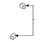 575872P016 - Body: Reservoir Hose Clamp for Hyundai Image