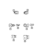 68381663AA - Electrical: Hub Media Center, Floor Console, Front for Mopar Image