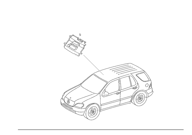 1635404311 - Electrical Equipment and Instruments: Instrument Cluster for Mercedes-Benz: ML320, ML430, ML55 AMG Image image