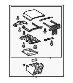 589100C171C2 - Body: Center Console for Toyota: Tundra Image