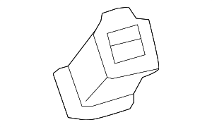 588600C011 - Body: Console Air Vent for Toyota Image