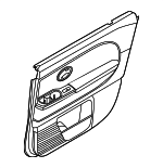 83306TD050YGN - : Door Trim Panel for Hyundai Image