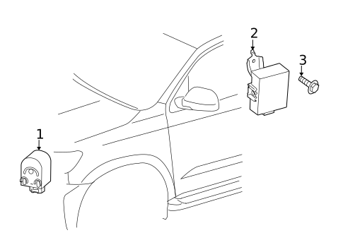 Keyless Entry Components for 2016 Toyota Tundra #0