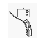 25430D2000 - : Reservoir Assembly for Genesis: G80, G90 Image