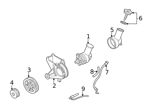Belts & Pulleys for 1999 Mazda B2500 #0