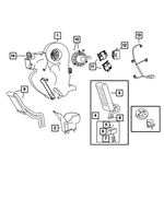 68261532AA - Air Conditioners and Heaters: Air Conditioning Evaporator for Mopar Image image