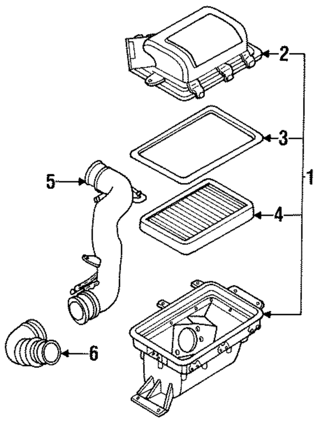 1657832F01 - : Duct for Nissan Image