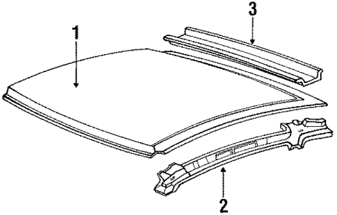 Roof for 1989 Honda CRX #0