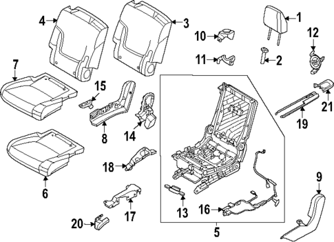 Second Row Seats for 2025 INFINITI QX80 #2