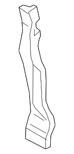 4G0819724C - Body: Upper Duct for Audi: A6, A6 Quattro, S6 Image