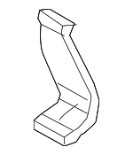 4G0819347E - Body: Rear Duct for Audi: A6, A6 Quattro, A7 Quattro, RS7, S6, S7 Image