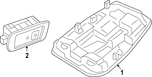 Overhead Lamps for 2025 Volvo EC40 #0