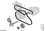 11288477787 - Engine: Ribbed V-Belt for BMW Image