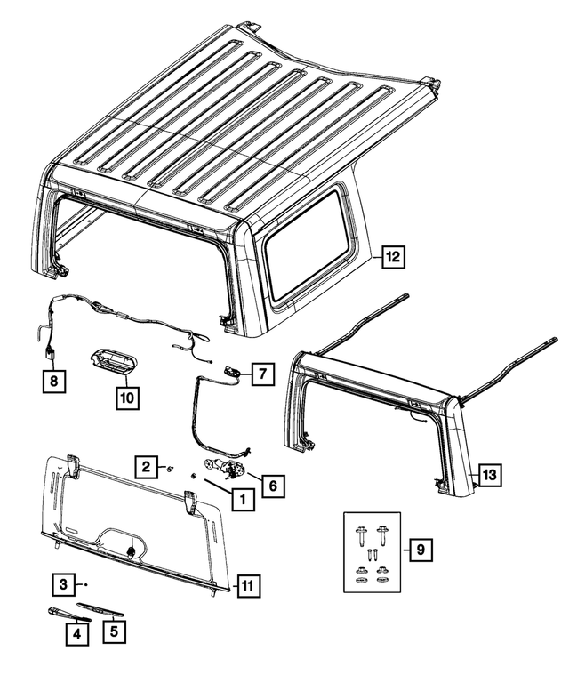 55154587 - Electrical: Nozzle Mounting Nut for Mopar Image