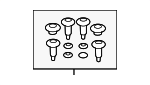 8S8898022 - Body: Adjust Plate Mount Kit for Audi Image