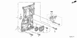 90021PNA000 - Engine: BOLT, SPECIAL (6X33.6) for Acura Image