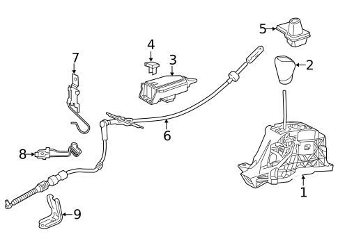 Gear Shift Control for 2016 Lexus RX450h #0