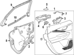 26450395 - : Door Trim Panel for Chevrolet: Blazer EV Image