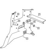 5HG56XDVAJ - : Quarter Trim Panel, Right for Mopar Image