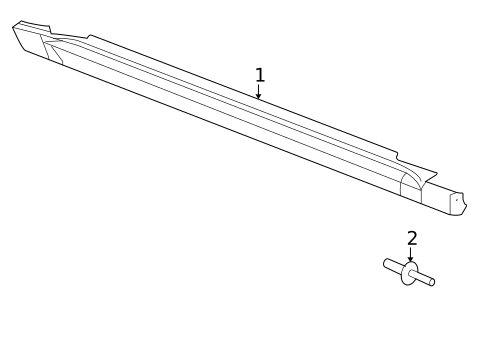 Exterior Trim - Pillars for 2008 Jeep Commander #0