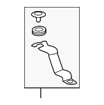 1J3675WJA00 - : HVAC Heater Control Valve Solenoid Bracket for Honda: Clarity Image