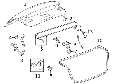 Lid & Components for 2016 Chevrolet Cruze Limited #0