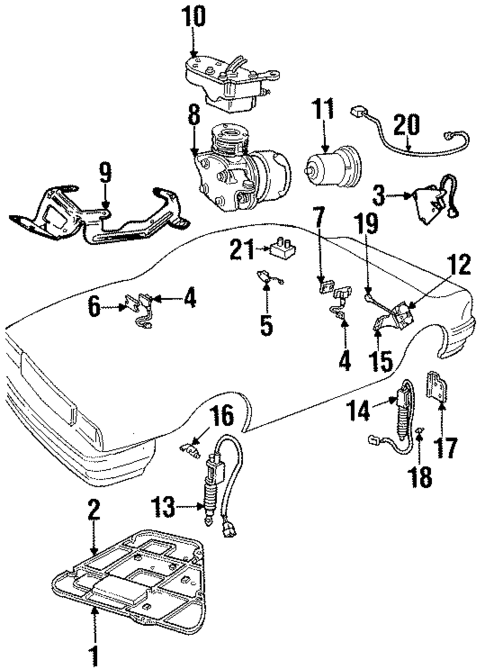 Ride Control Components for 1996 Cadillac Eldorado #0