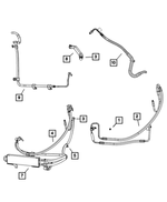 52125270AF - Steering: Power Steering Pressure Hose for Dodge: Nitro | Jeep: Liberty Image
