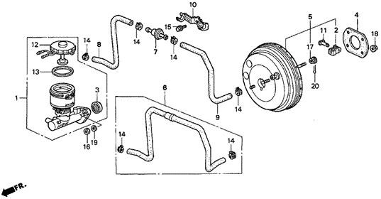 Master Power ('95-'97) for 1997 Honda Odyssey #0