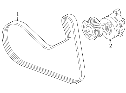 Accessory Drive Belt System Components for 2026 BMW X3 #0